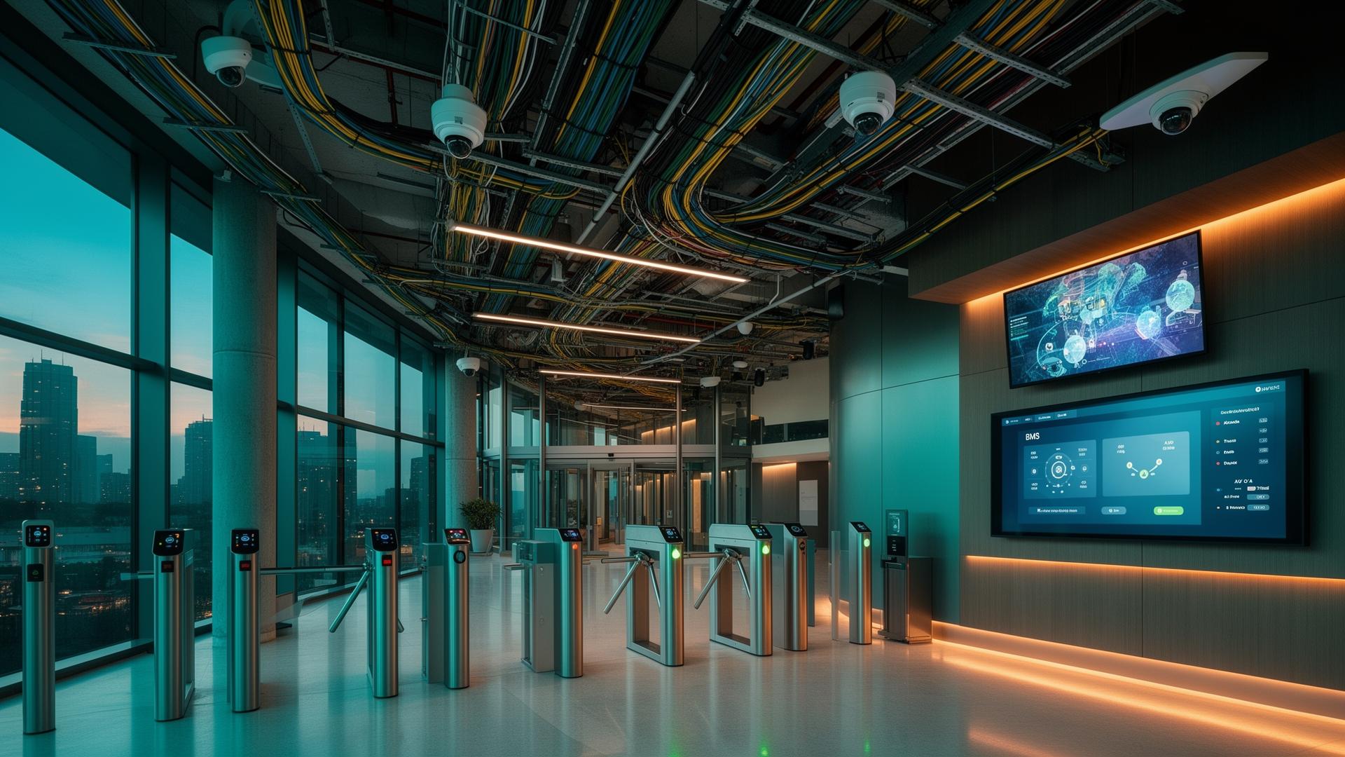 Integrated ELV: structured cabling, surveillance, access, BMS and AV in a smart building