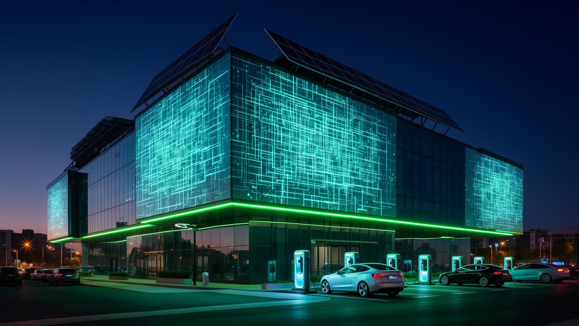 Smart building exterior
